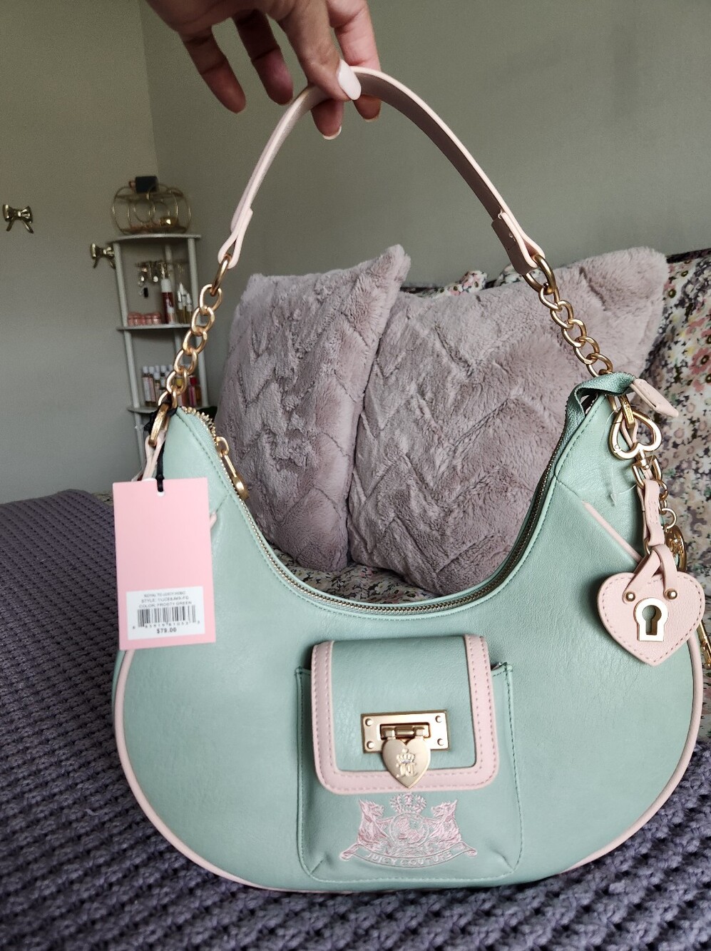 Juicy Couture Royal To Juicy Hobo Handbag - Picture 3 of 5